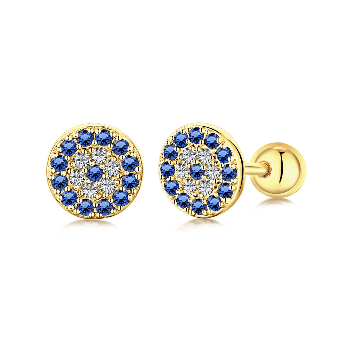 [LuckyStar]Devil's Eye Ear Bone Nail Earrings
