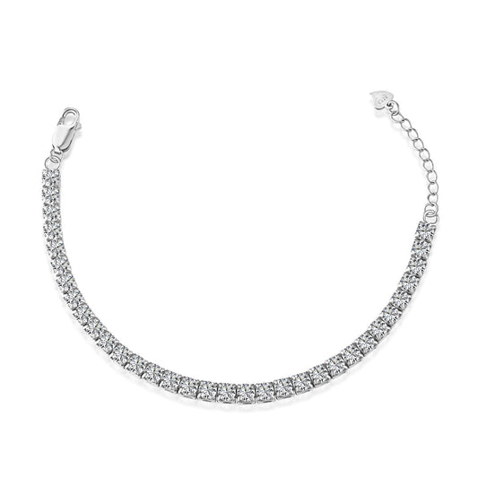 [LuckyStar]Sparkling Radiant Princess Cut Tennis Bracelet