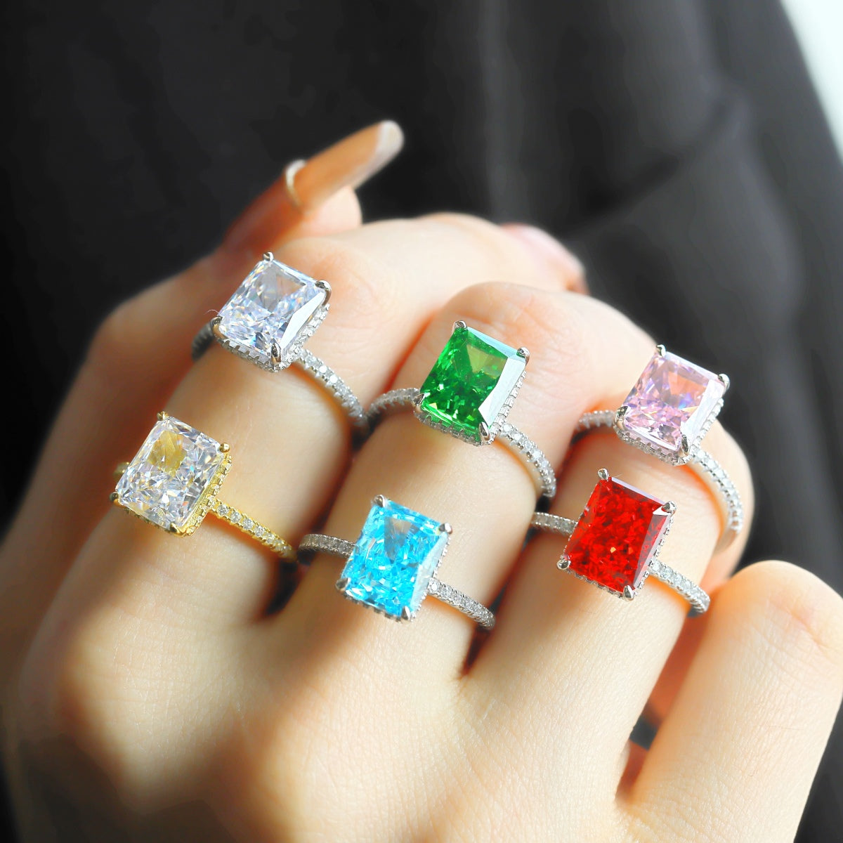 [LuckyStar]4,0 Karat Luxuriöser Verlobungsring