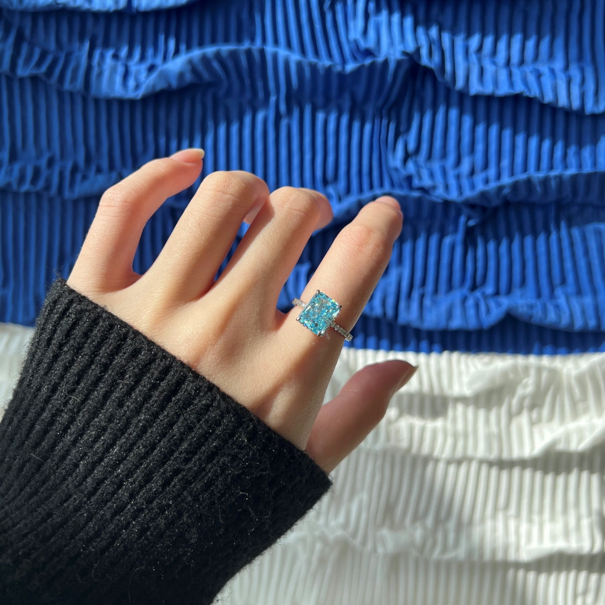 [LuckyStar]4,0 Karat Luxuriöser Verlobungsring