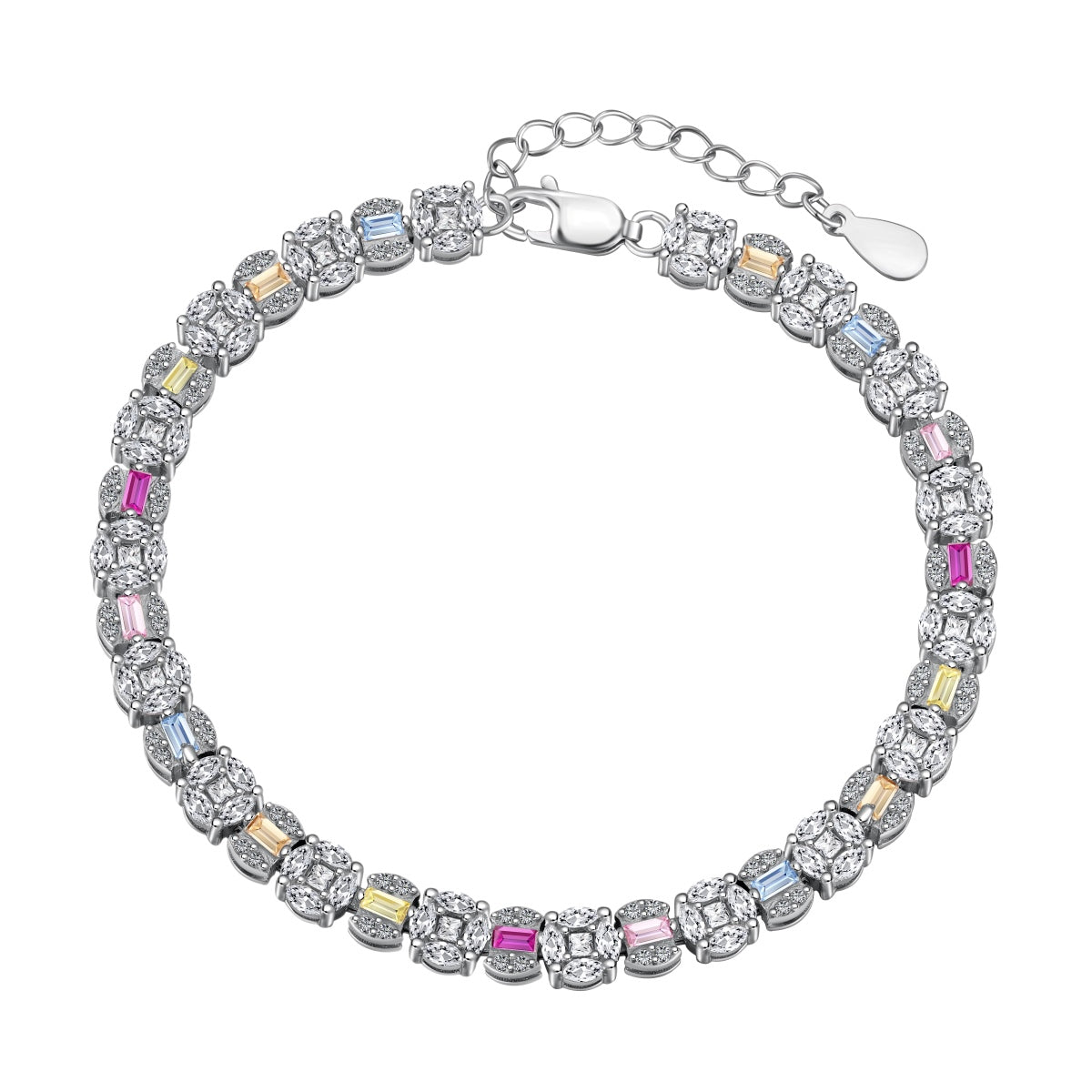 [LuckyStar]Dazzling Radiant Multi Cut Daily Bracelet