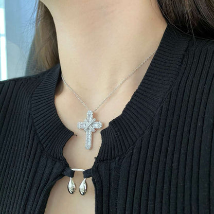 [LuckyStar]Gypsophila With Dimonds Necklace