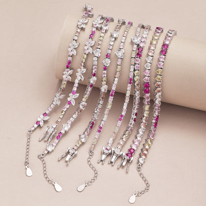 [LuckyStar]Delicate Colorful Emerald Cut Party Bracelet