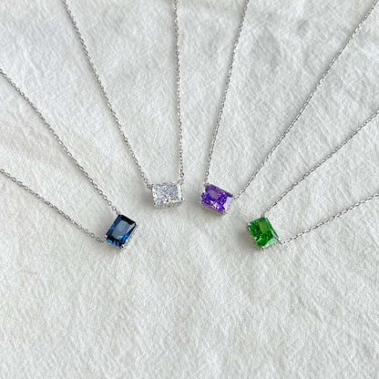 [LuckyStar]Luxurious Square Shape Colorful Necalack