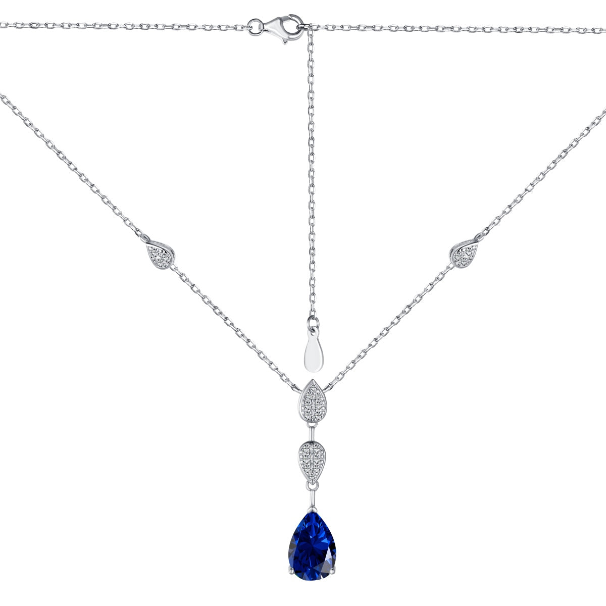 [LuckyStar]Dazzling Pear Cut Necklace