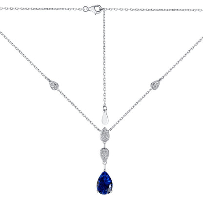 [LuckyStar]Dazzling Pear Cut Necklace