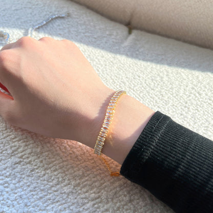 [LuckyStar]Exquisite Emerald Cut Daily Bracelet