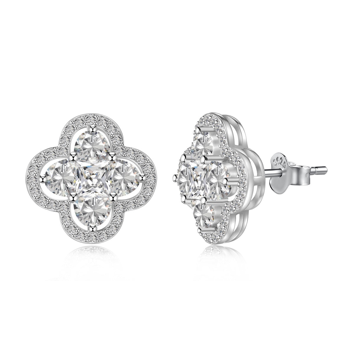 [LuckyStar]Lucky Four-Leaf Clover Exquisite Earrings