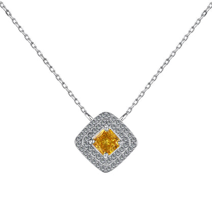 [LuckyStar]Sparkling Asscher Cut Necklace