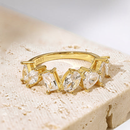 [LuckyStar]Delicate Multi Cut Ring