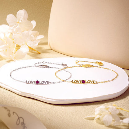 [LuckyStar]Romantic Heart Shape Lover Bracelet