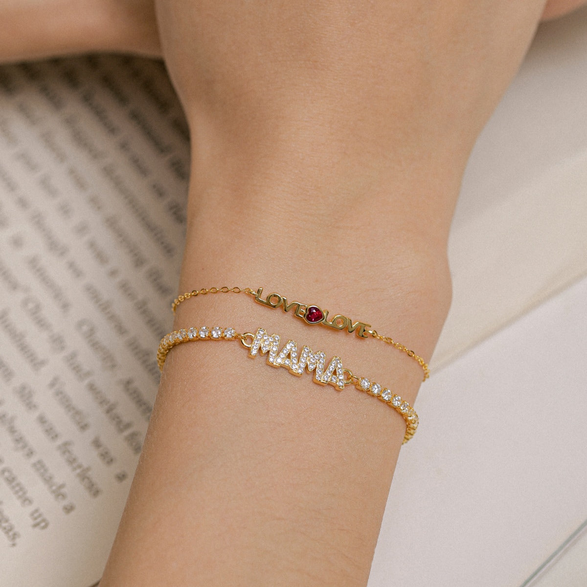 [LuckyStar]Romantic Heart Shape Lover Bracelet
