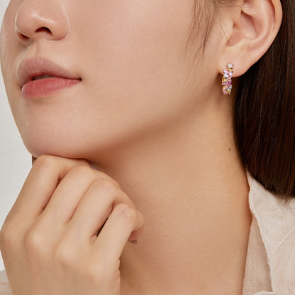 [LuckyStar]Dazzling Colorful Emerald Cut Daily Earrings