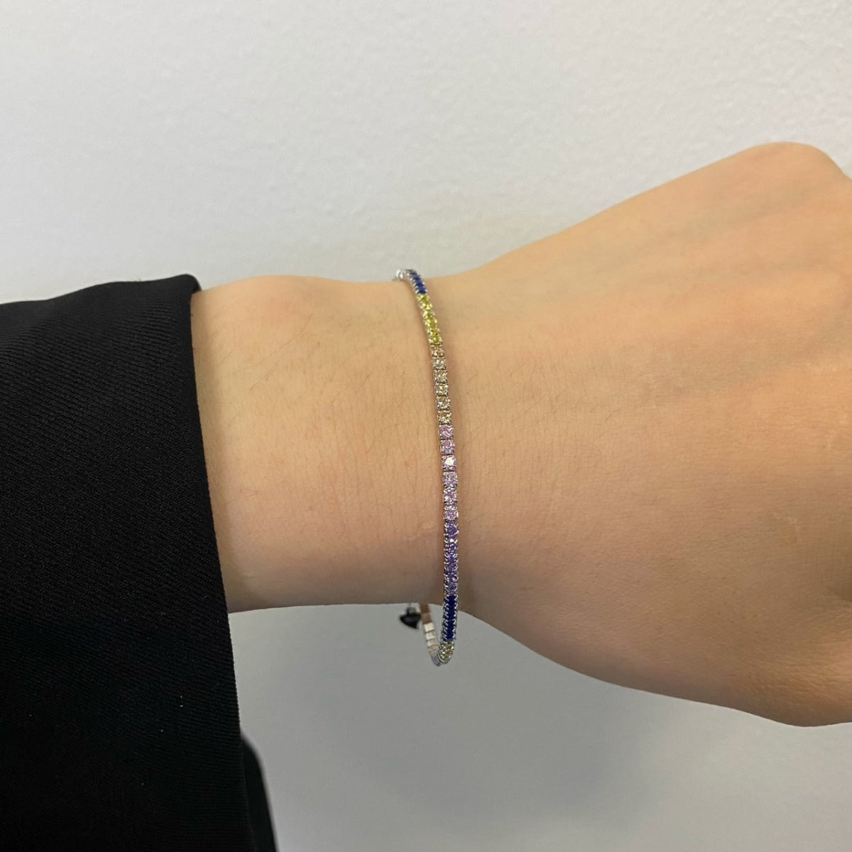 [LuckyStar]Radiant Shinning Princess Cut Tennis Bracelet