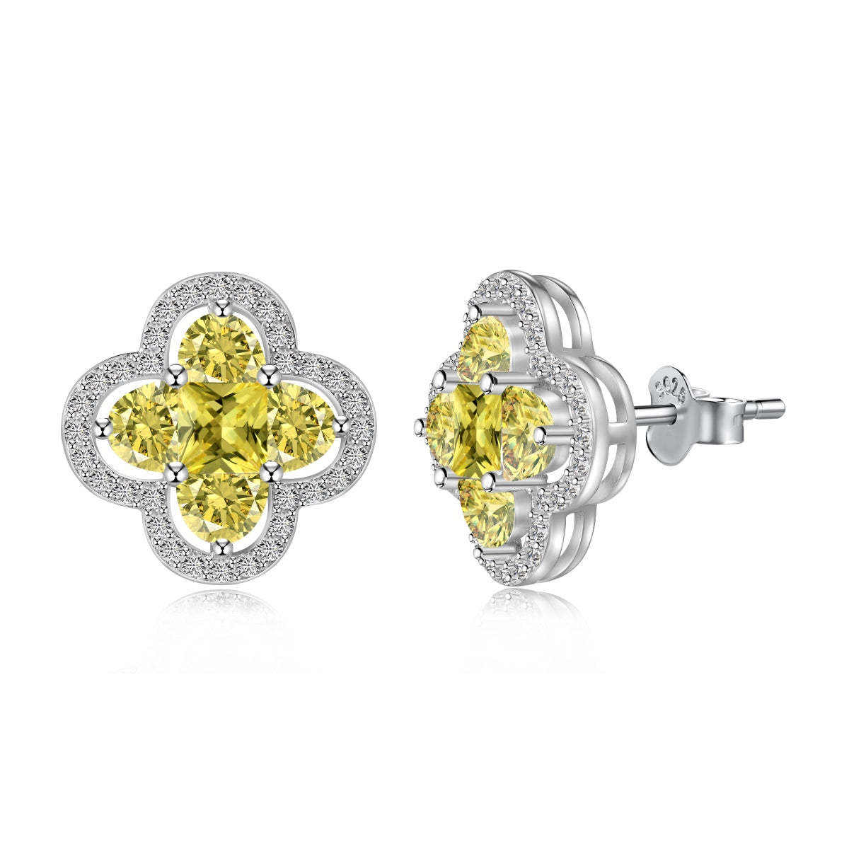 [LuckyStar]Lucky Four-Leaf Clover Exquisite Earrings