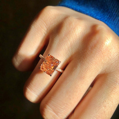 [LuckyStar]4,0 Karat Luxuriöser Verlobungsring