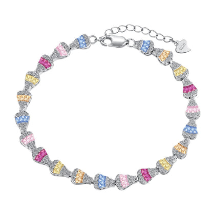 [LuckyStar]Radiant Water Drop Shape Daily Bracelet