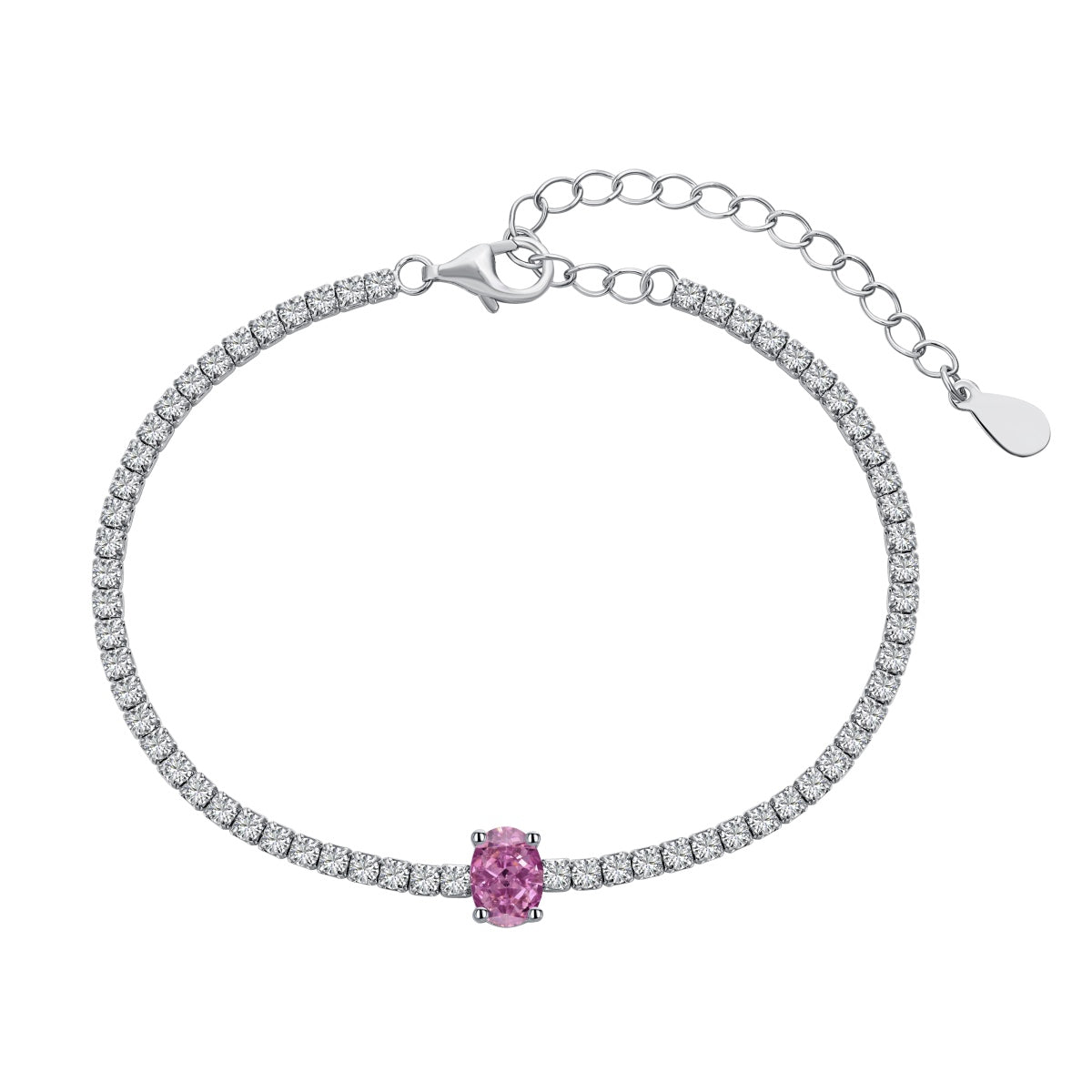 [LuckyStar]0.75 Carat Exquisite Oval Cut Daily Bracelet