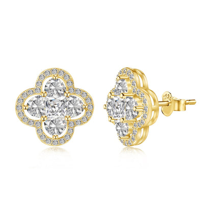[LuckyStar]Lucky Four-Leaf Clover Exquisite Earrings