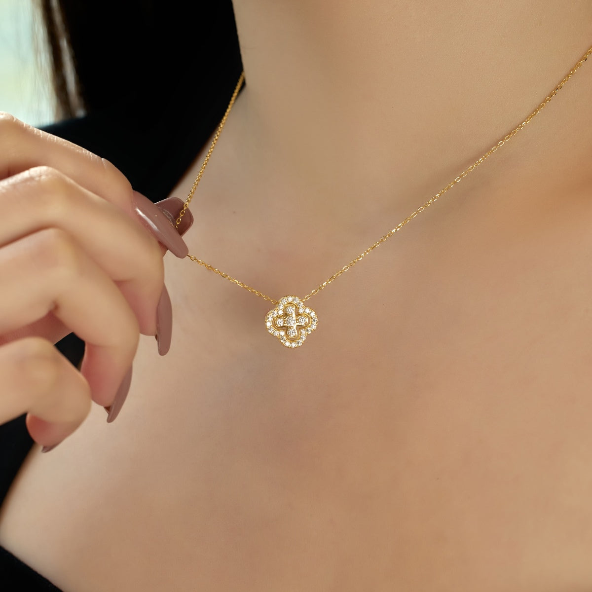[LuckyStar]Four-Leaf Clover Various DIY Wearable Necklaces