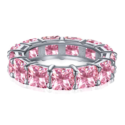 [LuckyStar]Elegant Princess Cut Tennis Ring