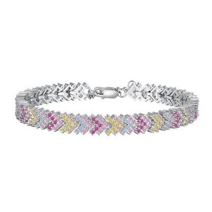 [LuckyStar]Ornate Sparkling Round Cut Party Bracelet
