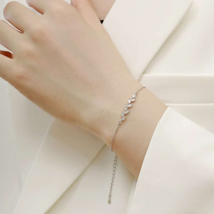 [LuckyStar]Elegant Wheat Leaves Shape Bracelet