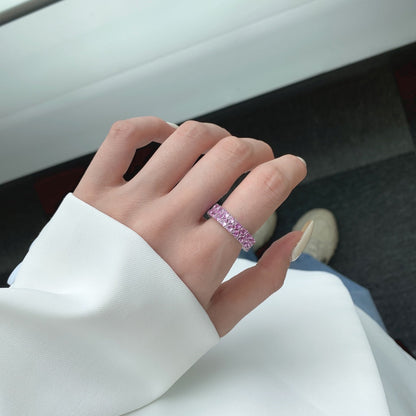[LuckyStar]Sparkling Full Heart Ring