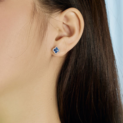 [LuckyStar]Four-Leaf Clover Flower Shaped Earrings