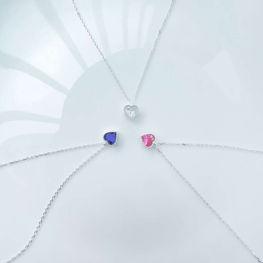[LuckyStar]Ornate Heart Shape Necklace