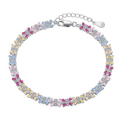 [LuckyStar]Radiant Colorful Emerald Cut Party Bracelet