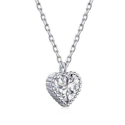 [LuckyStar]Ornate Heart Shape Necklace