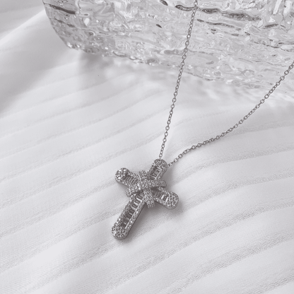 [LuckyStar]Gypsophila With Dimonds Necklace