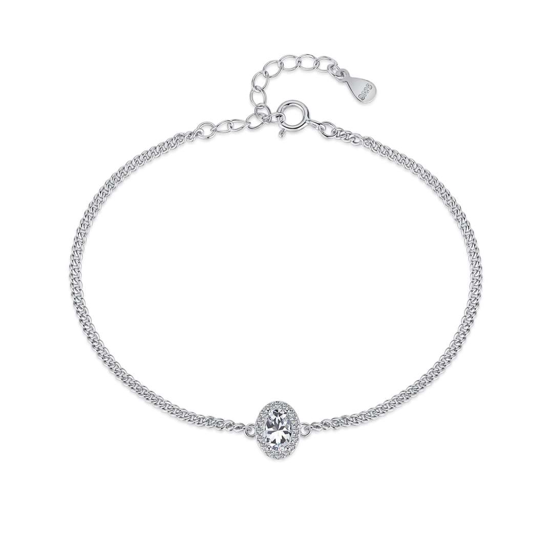 [LuckyStar]Exquisite Oval Shape Bracelet