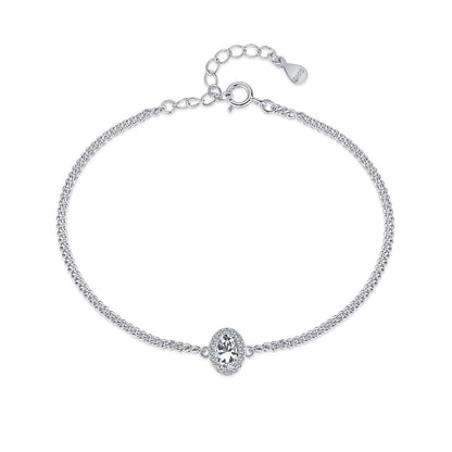 [LuckyStar]Exquisite Oval Shape Bracelet
