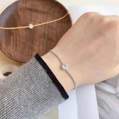 [LuckyStar]Exquisite Oval Shape Bracelet