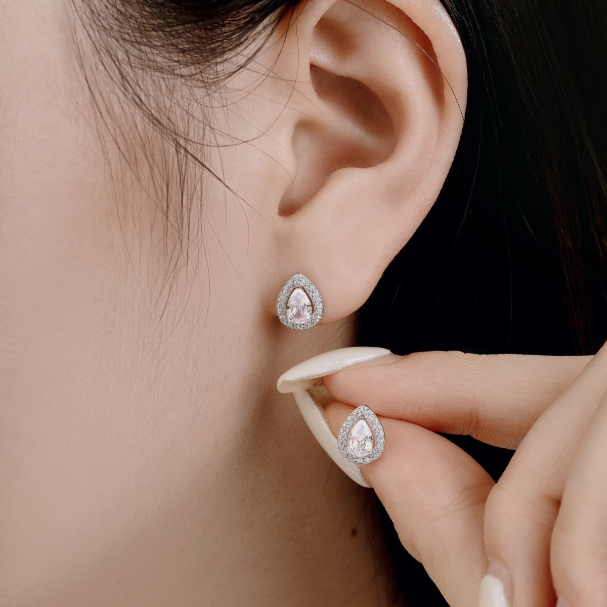 [LuckyStar]Luxurious Water Drop Shape Earrings