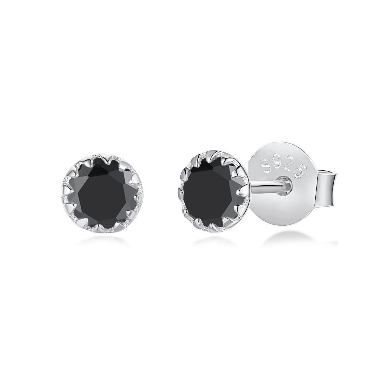 [LuckyStar]Sparkling Colorful Round Shape Earrings