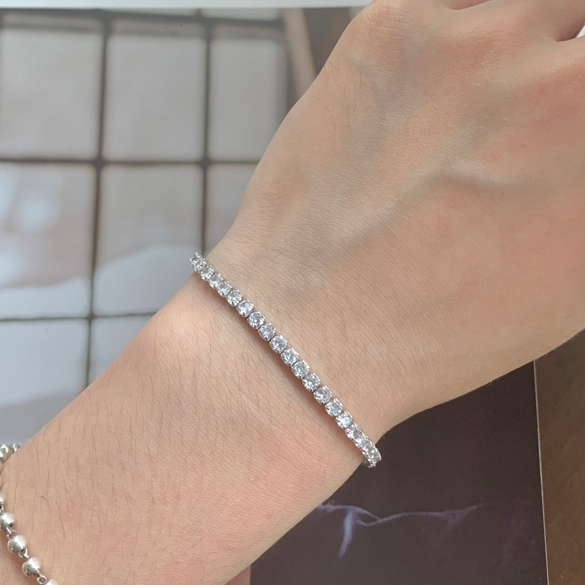 [LuckyStar]Sparkling Round Cut Daily Bracelet