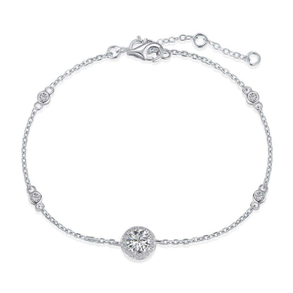 [LuckyStar]Dazzling Round Cut Shape Bracelet