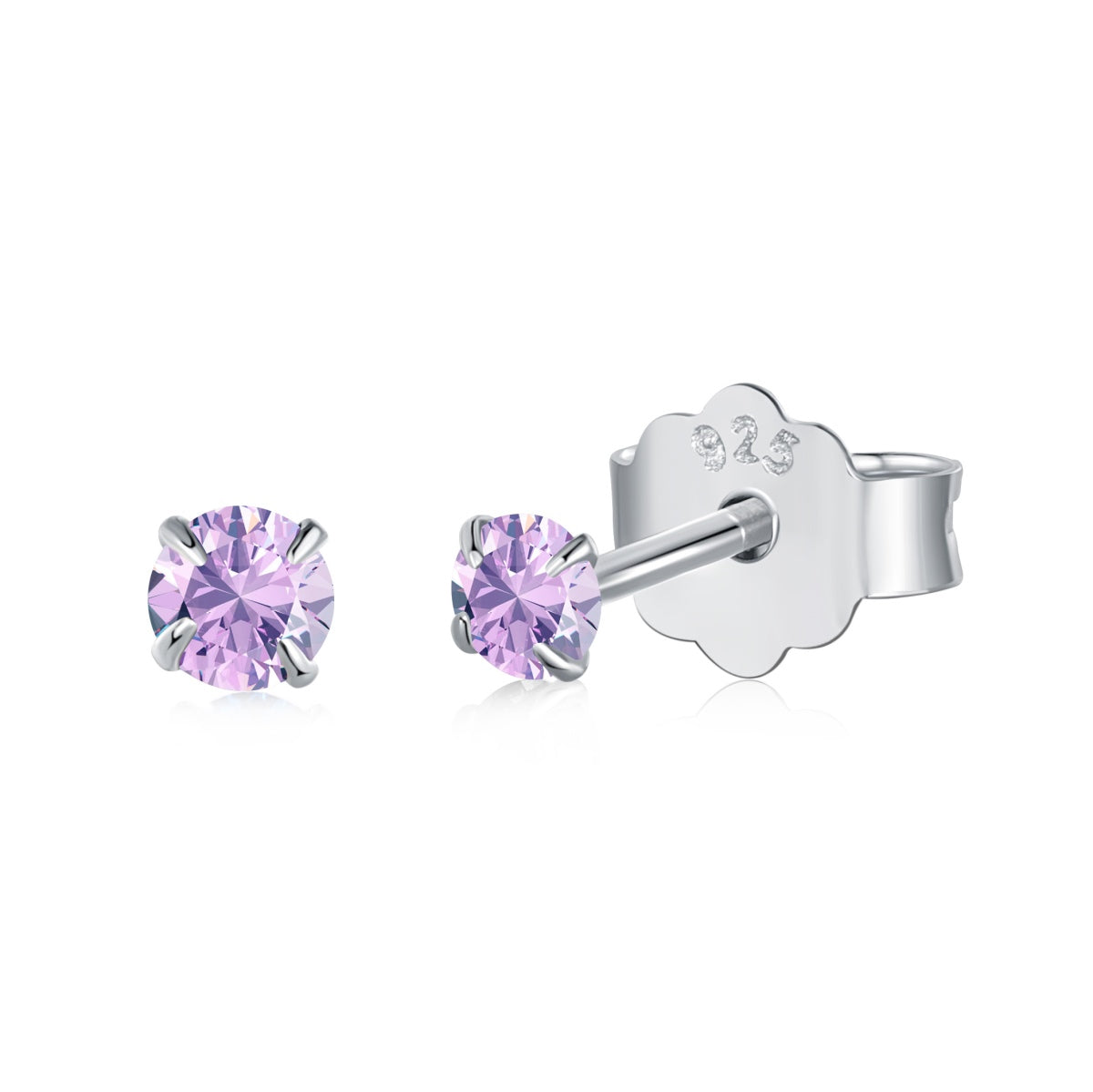 [LuckyStar]Delicate Solitaire Earrings