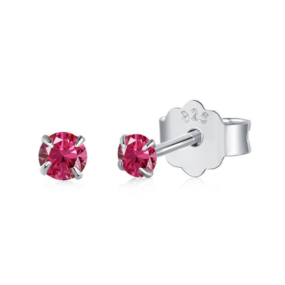 [LuckyStar]Delicate Solitaire Earrings