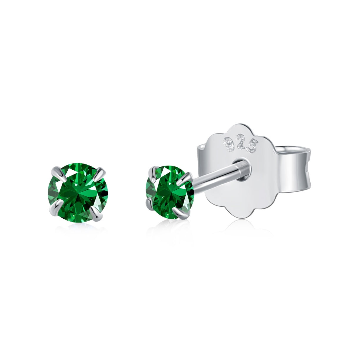 [LuckyStar]Delicate Solitaire Earrings