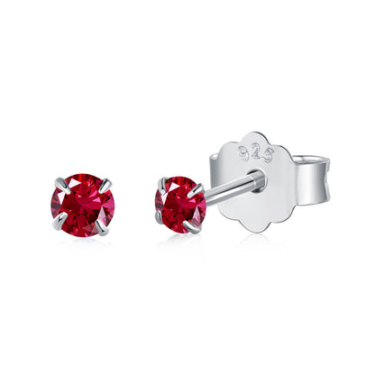 [LuckyStar]Delicate Solitaire Earrings