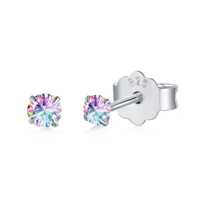 [LuckyStar]Delicate Solitaire Earrings
