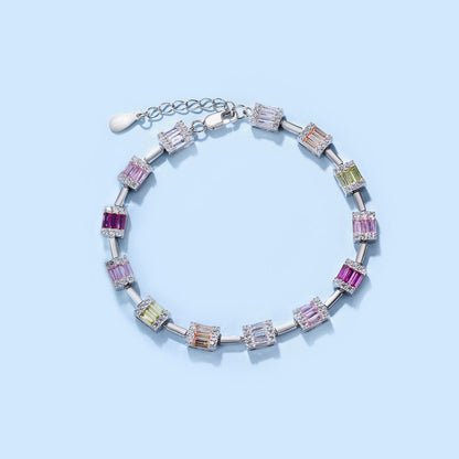 [LuckyStar]Dainty Charming Emerald Cut Daily Bracelet
