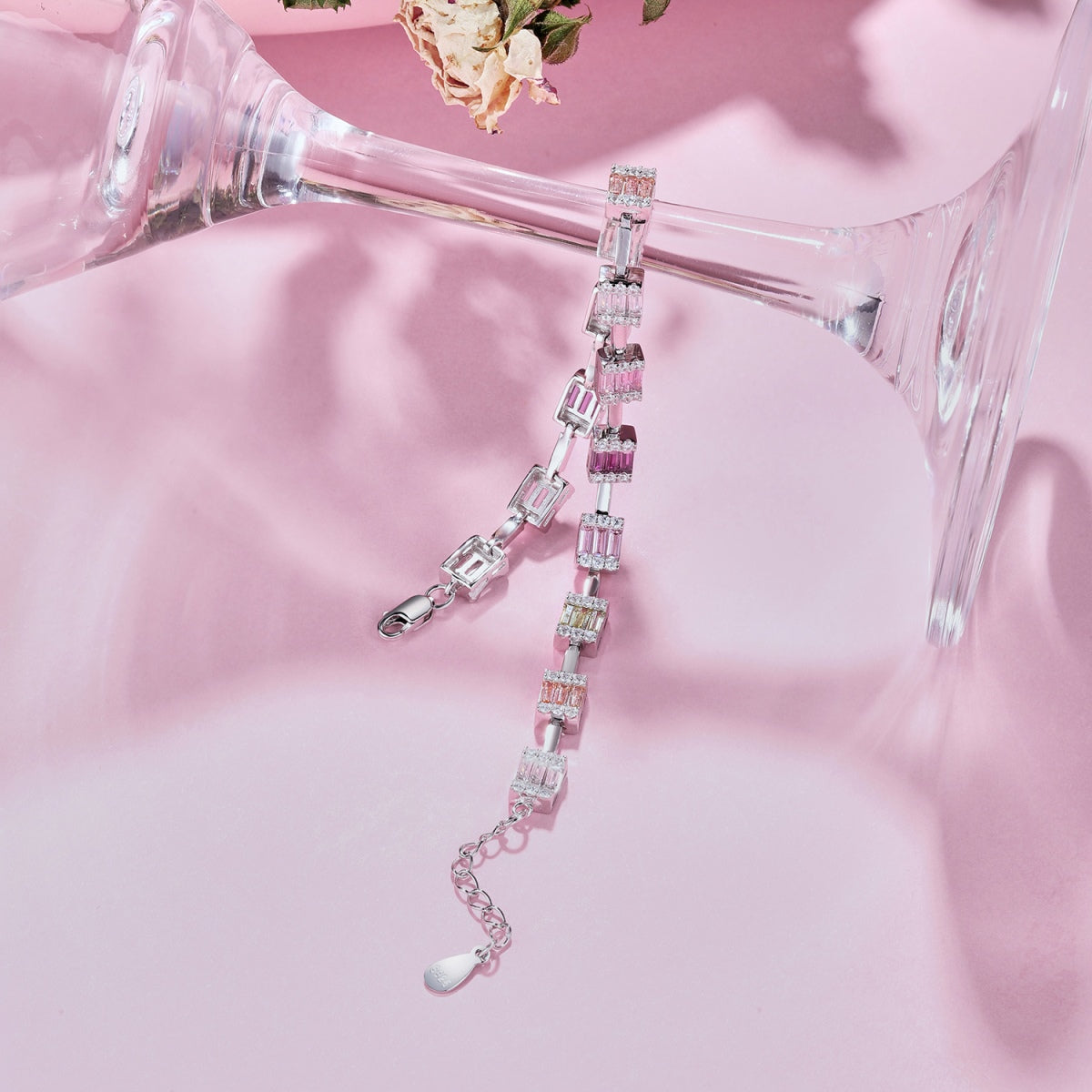 [LuckyStar]Dainty Charming Emerald Cut Daily Bracelet