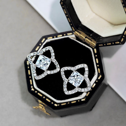 [LuckyStar]Elegant Star Shape Princess Cut Daily Earrings