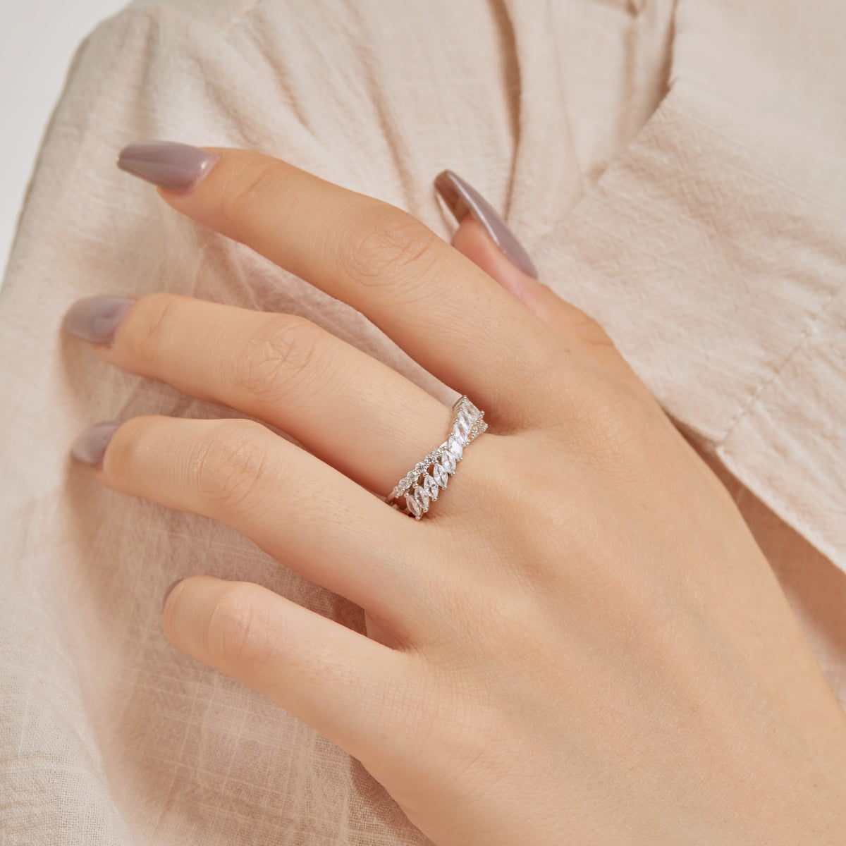 [LuckyStar]Unique Colorful Marquise Cut Daily Ring