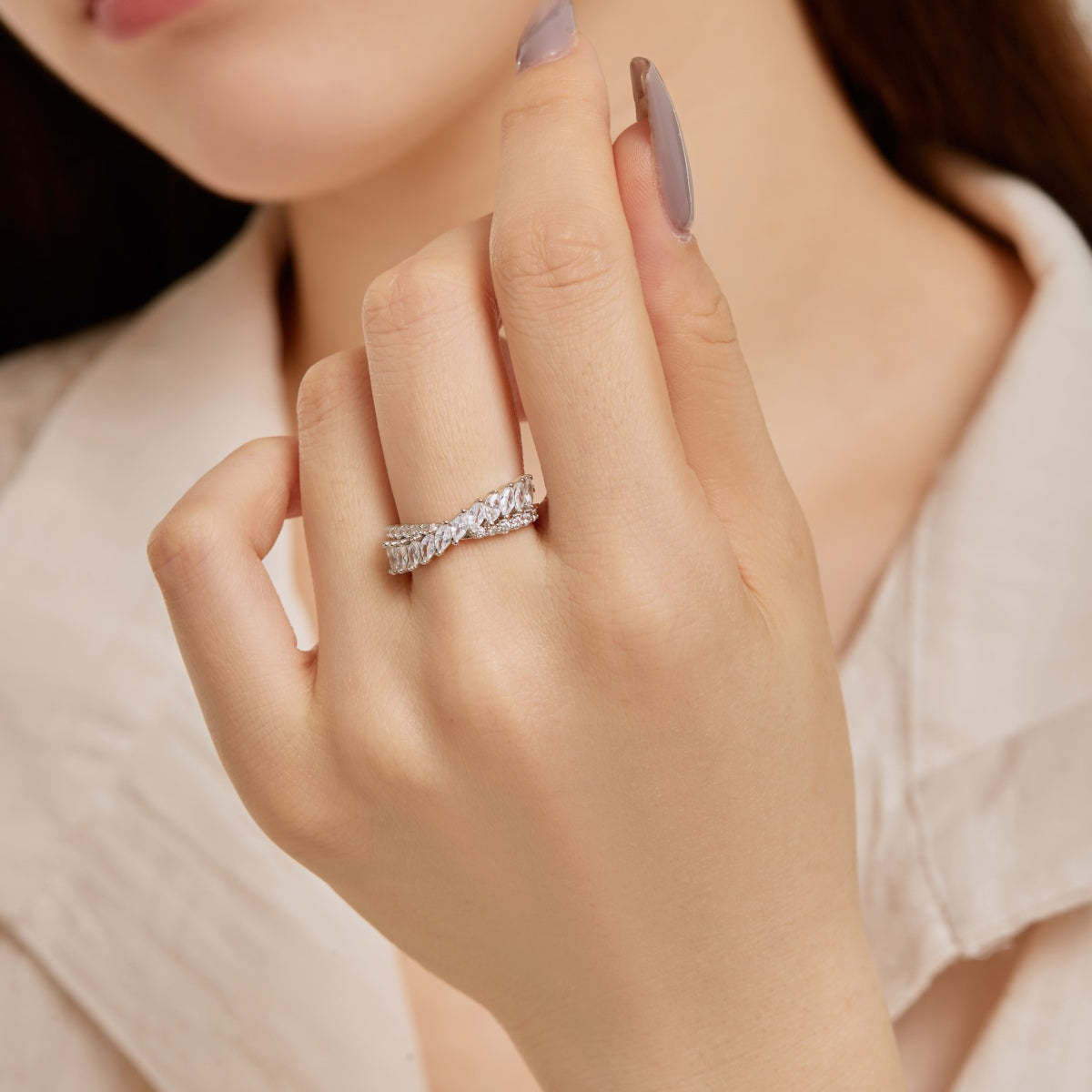 [LuckyStar]Unique Colorful Marquise Cut Daily Ring